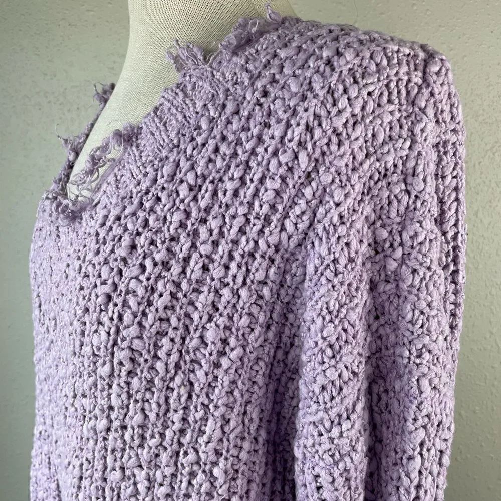 Forever 21 Pastel Purple Sweater Size S EUC